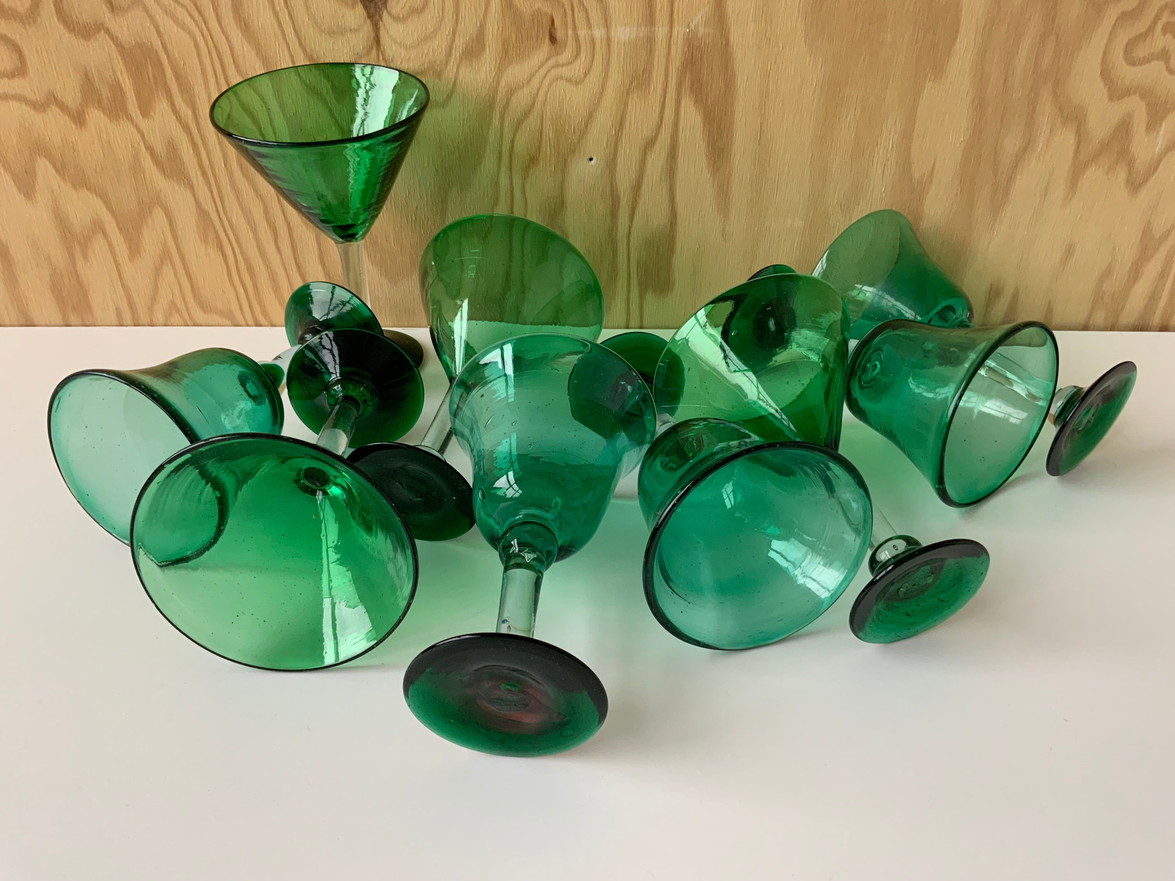 Vintage foot glasses