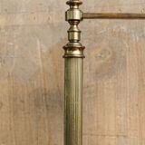 Articulated brass floor lamp