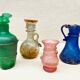 Set of 4 small Murano Seguso glassware – Scavo technique – Antique style