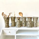 Cups sandstone cups pyrité Gustave Tiffoche, La borne 1960/70