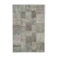Handmade Anatolian Overdyed 200 cm x 297 cm Grey Patchwork Carpet