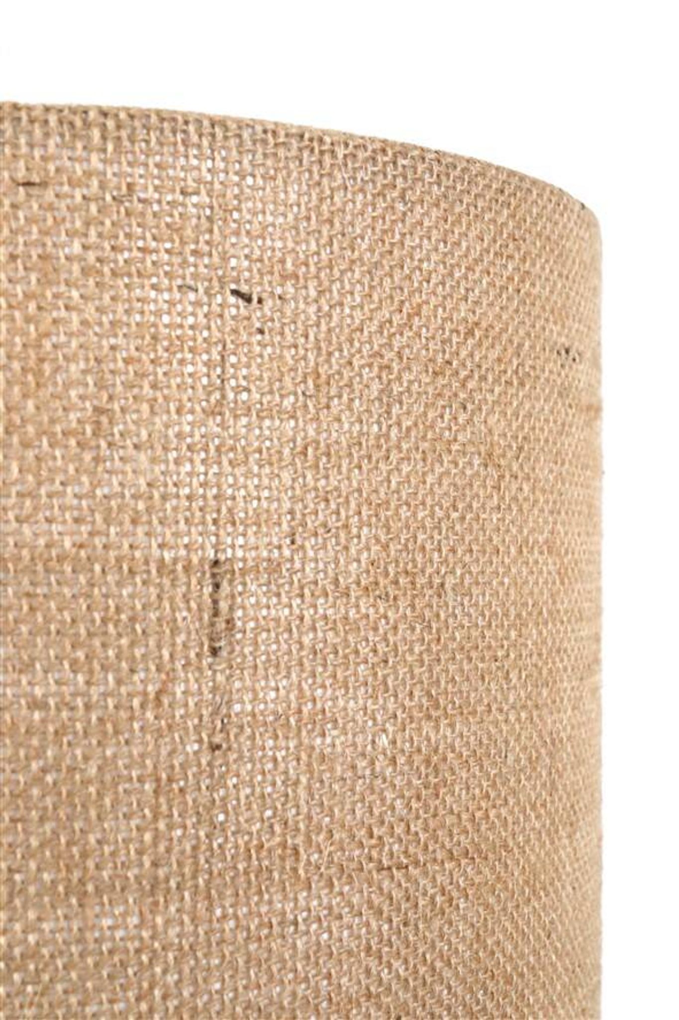 Søholm "1040" table lamp with jute lampshade / ceramic / mid-century / Danish modern design / 1960s / 1970s / Cloos & Co.