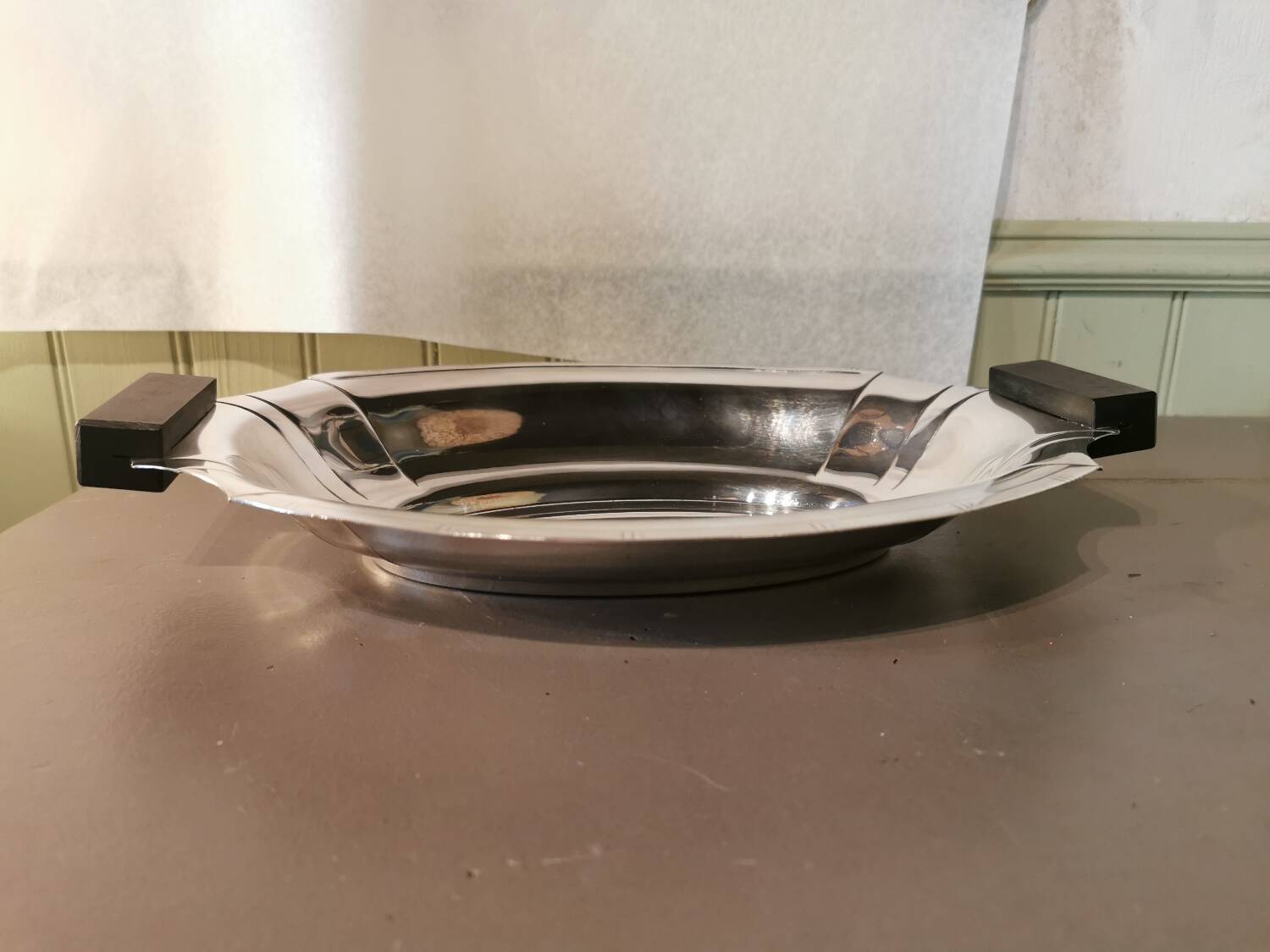 Art Deco silver metal cup