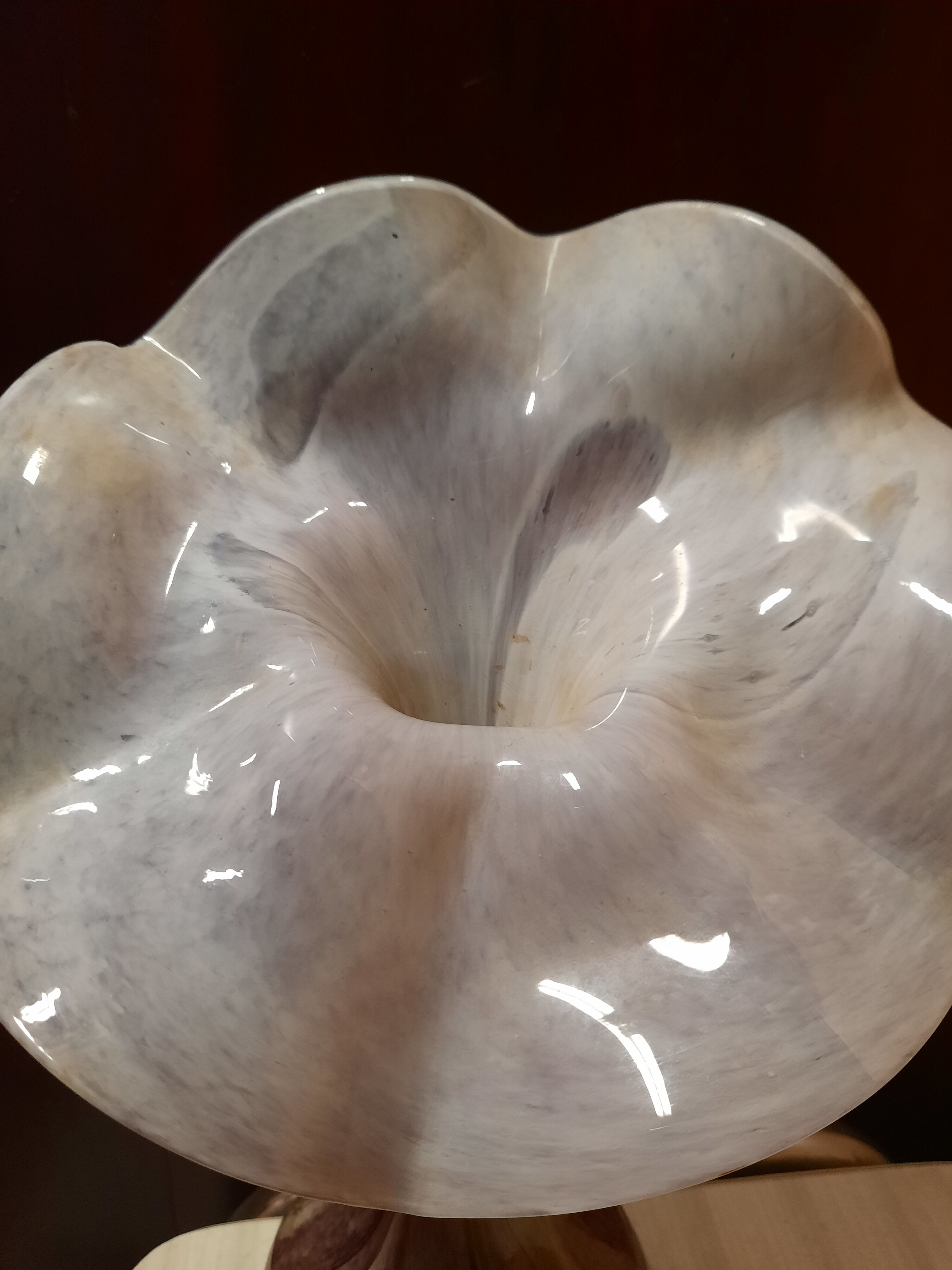 Murano colored glass vase