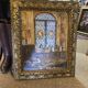 Huile sur toile "l'atelier de l'artiste "