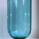 Two-tone blue and amber vase 70s