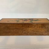 Hand decorated wooden box