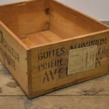 Wooden case of the Nestlé no1 brand