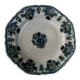 18th-century Moustiers earthenware plate with floral decoration
