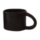 Petite tasse en grès noir