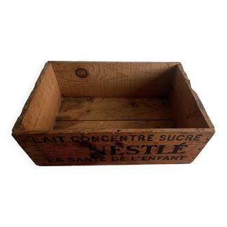Old Nestlé wooden box - Condensed milk