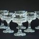Villeroy & Boch Set of Lucretia 1970s liqueur glasses  Villeroy & Boch Lucretia liqueur set