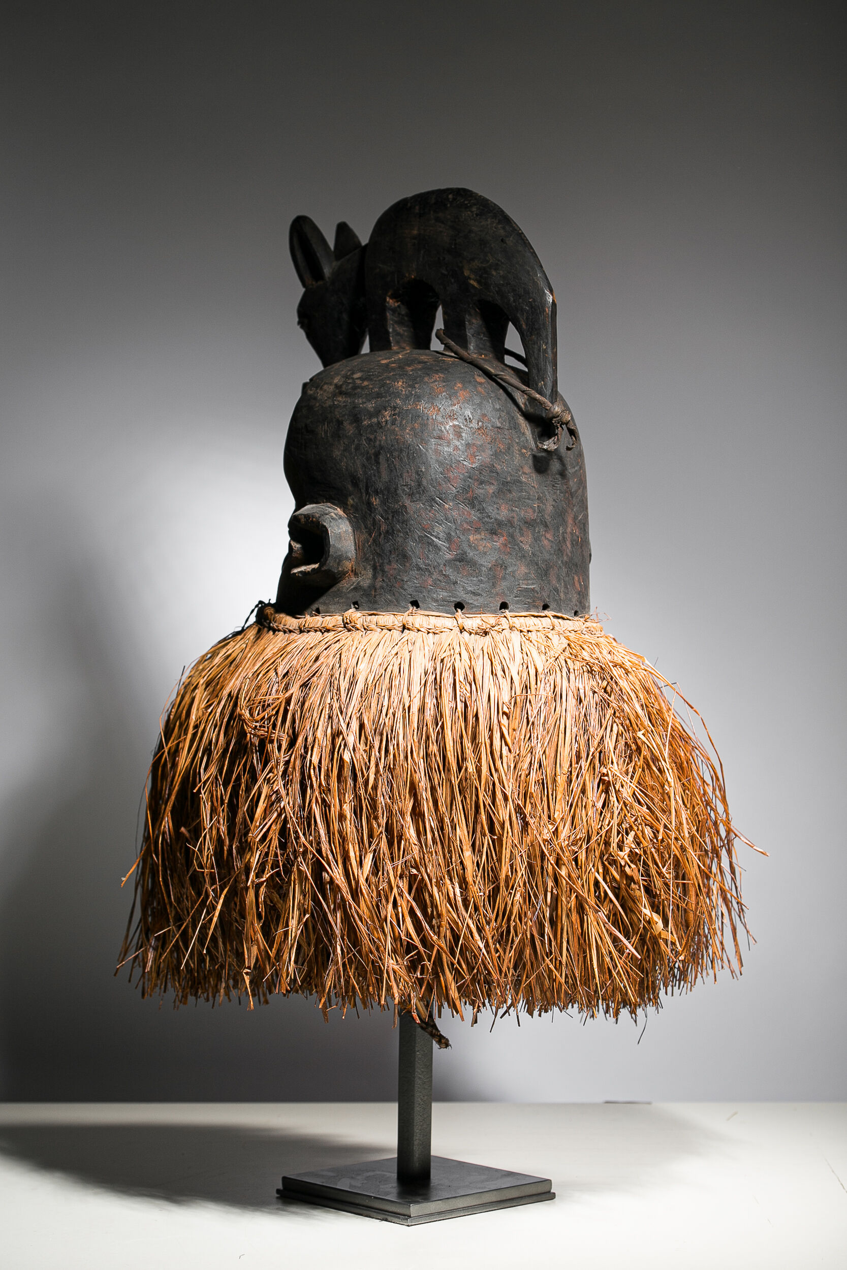 African mask Yaka Suku - Ethnic decoration of Congo