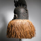 African mask Yaka Suku - Ethnic decoration of Congo