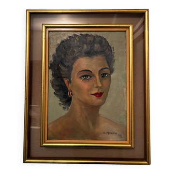 Portrait de femme, S. Mériano 1952