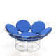 Fauteuil Peacock par Verner Panton