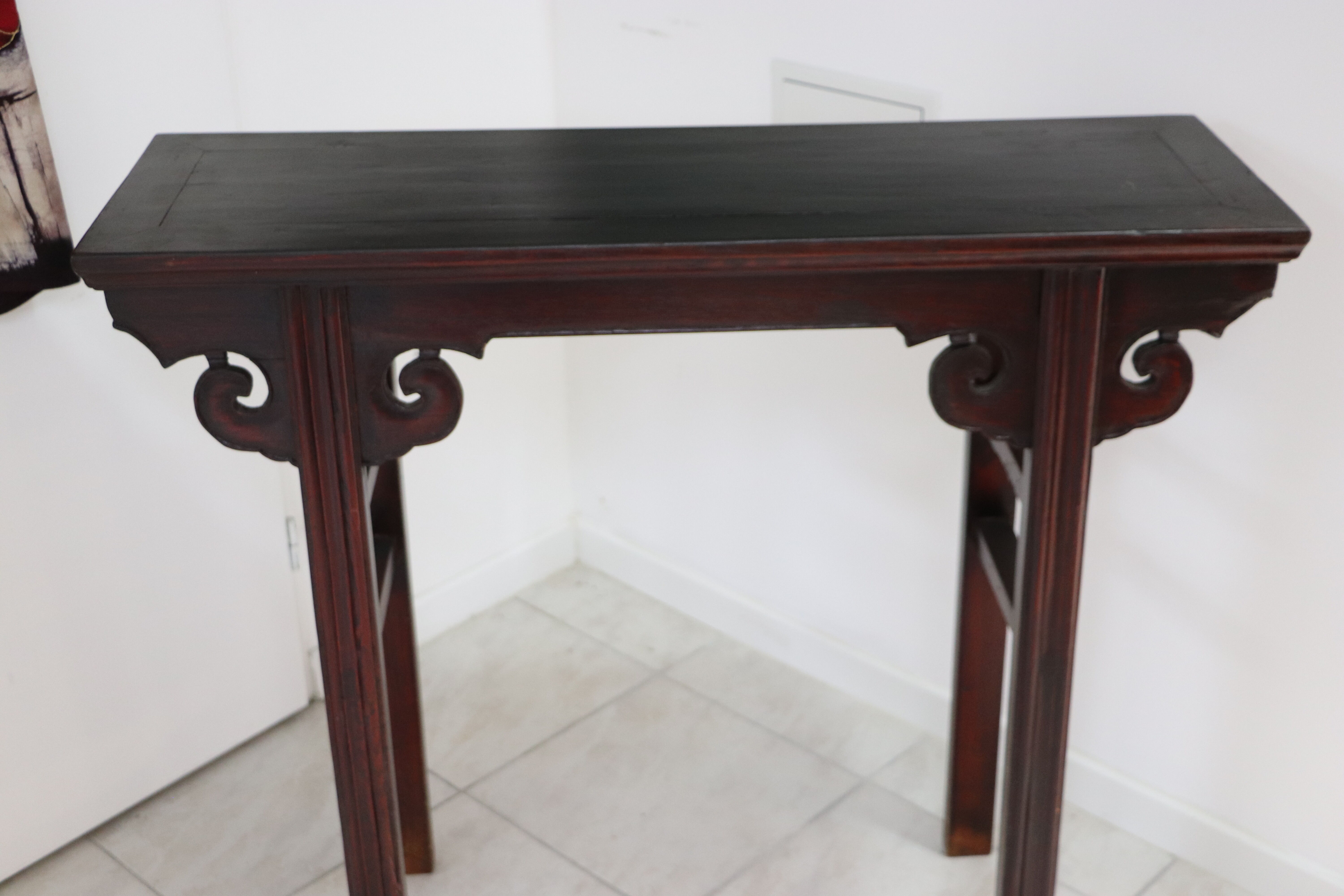 Chinese wooden console