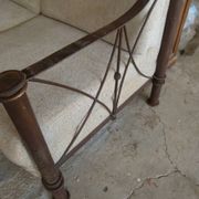 Wrought iron sofa