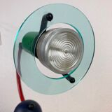 Tripod lamp primary colors Memphis style 80s