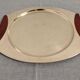 Brass and Bakelite trays and bowl by PM Italy circa 1970