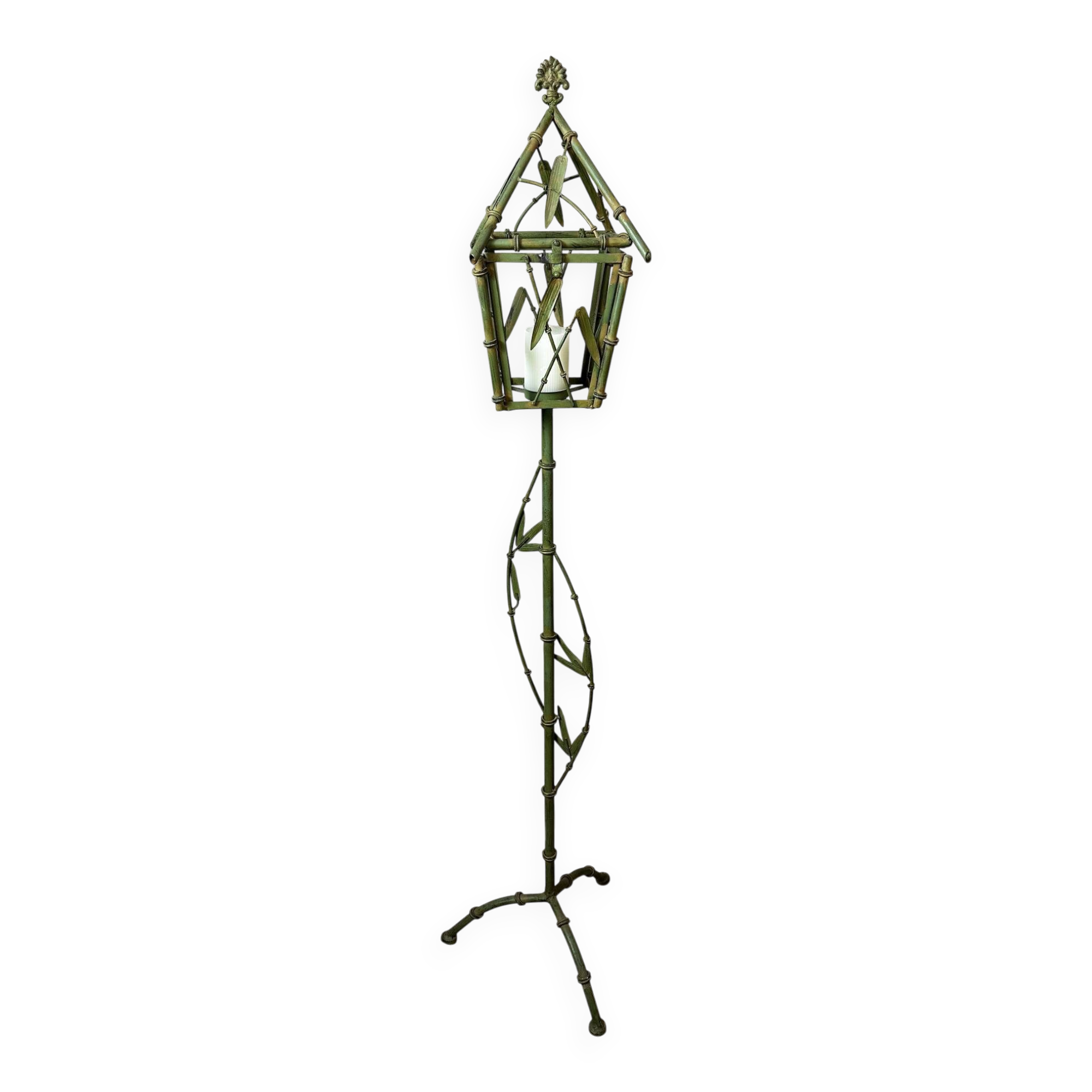 Bamboo imitation lantern
