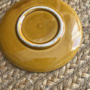 5 assiettes en céramique années 60, style Biot