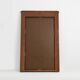 Art Deco Oak Wall Mirror, Belgium, circa 1915
