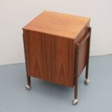 Commode/Chariot des années 60 en noyer