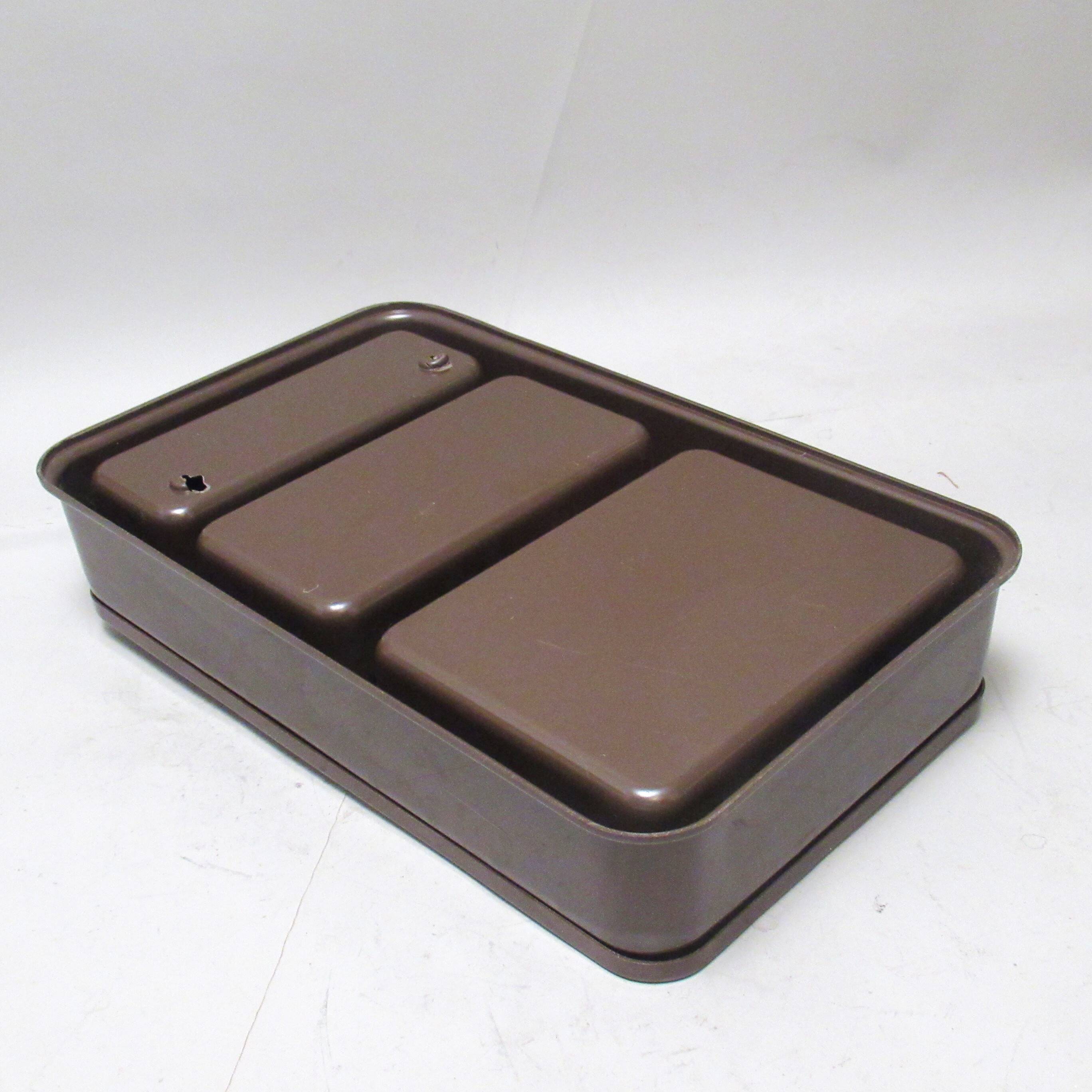 Brown plastic shelf Jan6Lin Viaud Prisunic