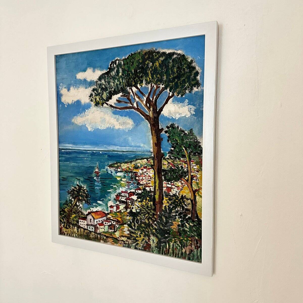 Cote d'Azur, 1970, Oil Painting