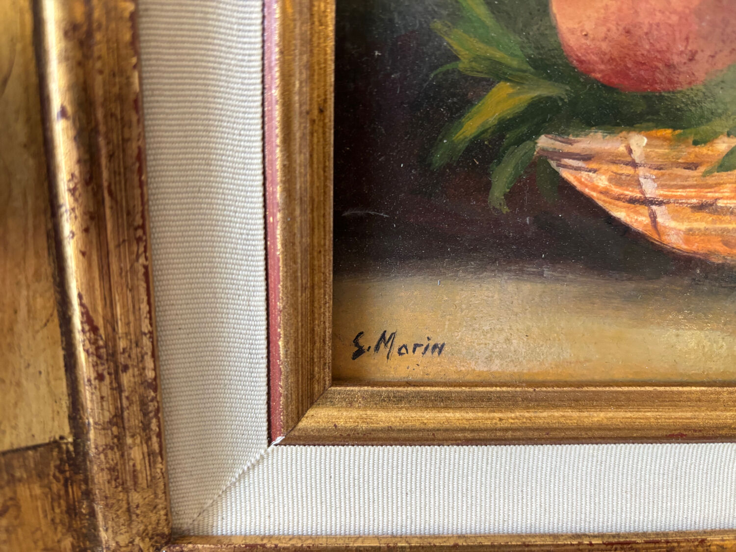 Nature morte signée