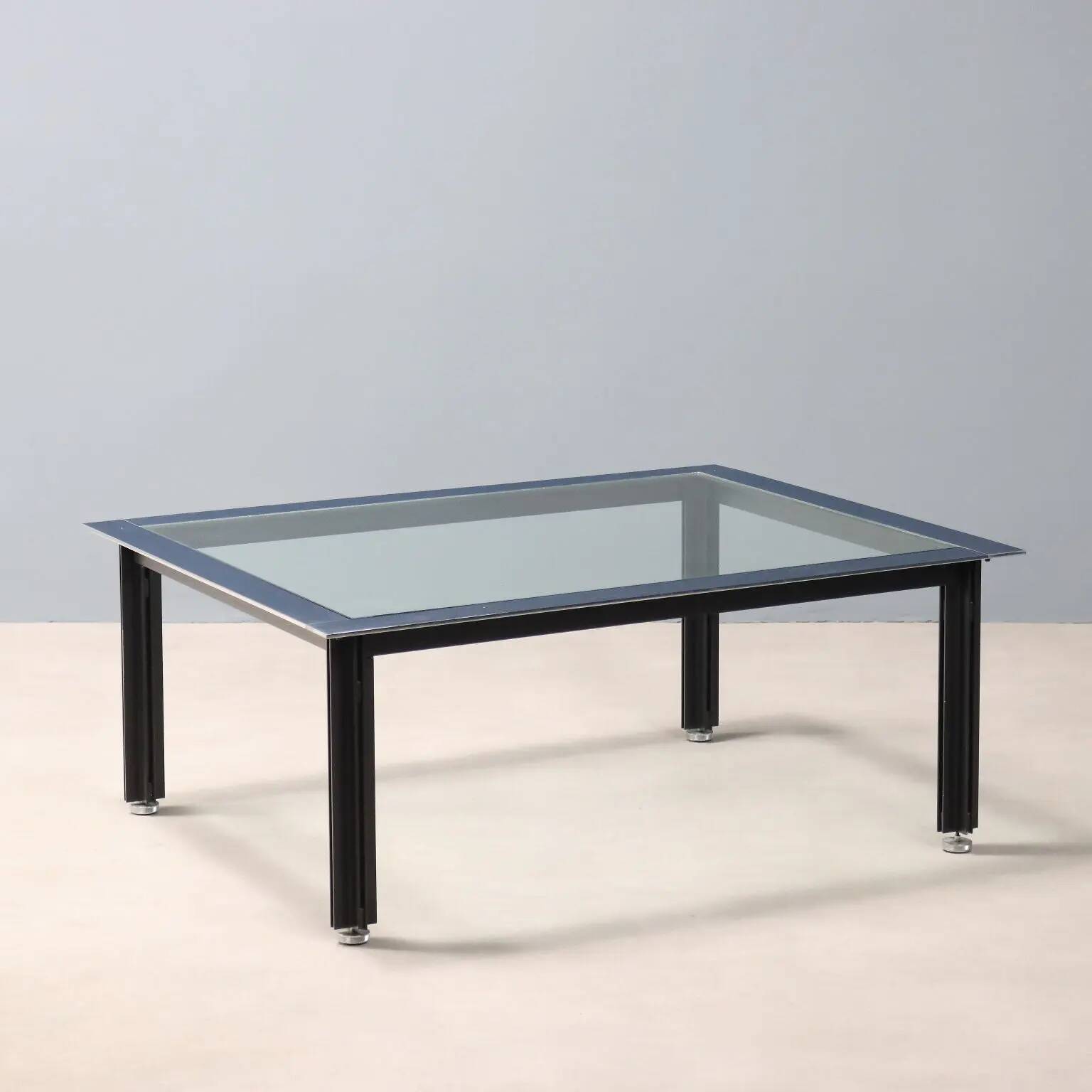 Azucena coffee table "Fasce Cromate" vintage design L. Caccia Dominioni