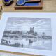 Ross Castle, Killarney, Ireland, printed illustration from 1879.