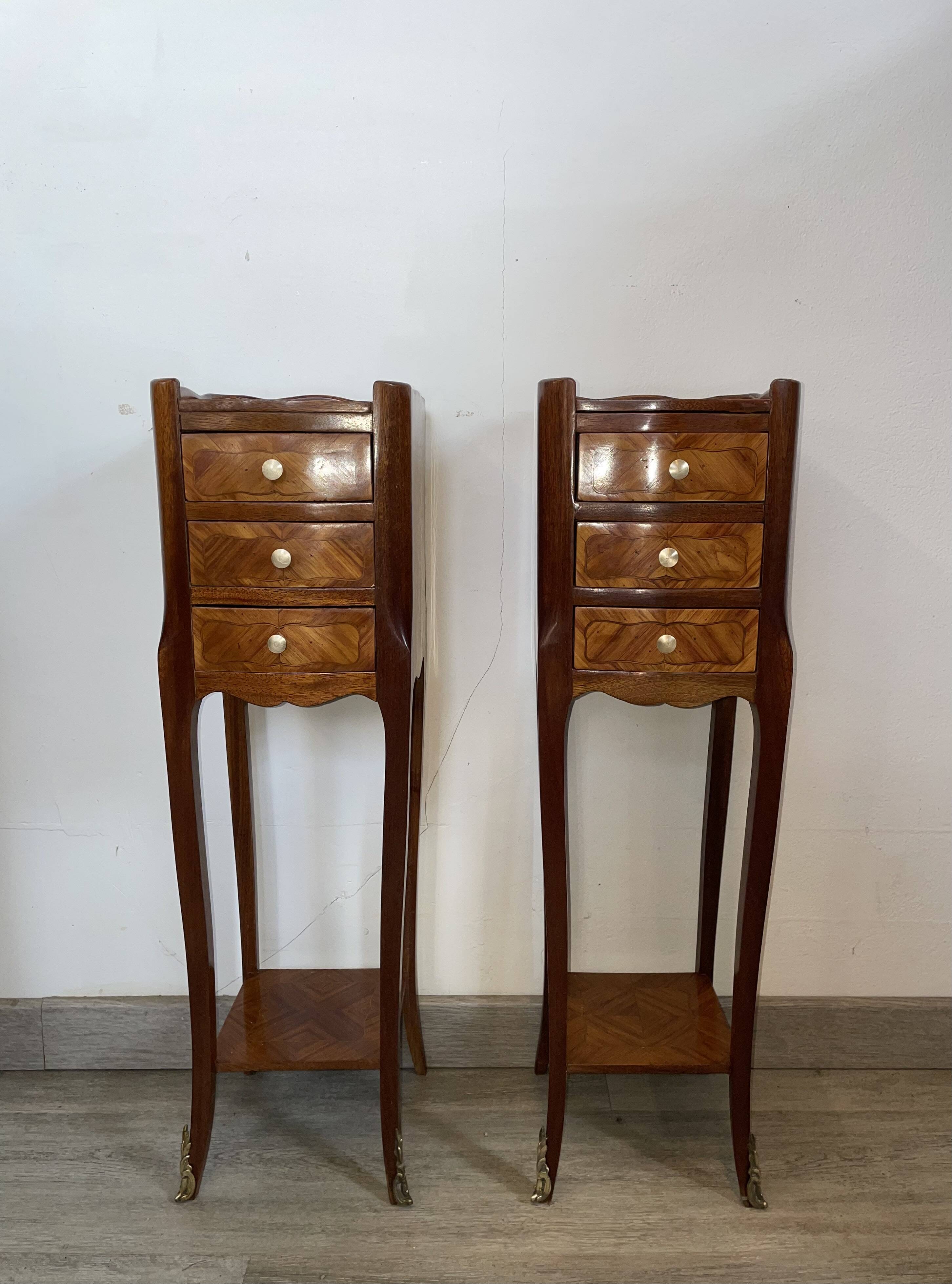 Paire de chevet de style Louis XV
