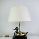 Lampe canard en laiton vintage