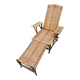 Chaise longue en osier