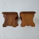 Duo wooden stools