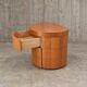 2 x cherry wood night stands / bedside tables / 3 drawers / 1990s