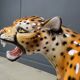 Large Italian ceramic leopard statue, 1960s