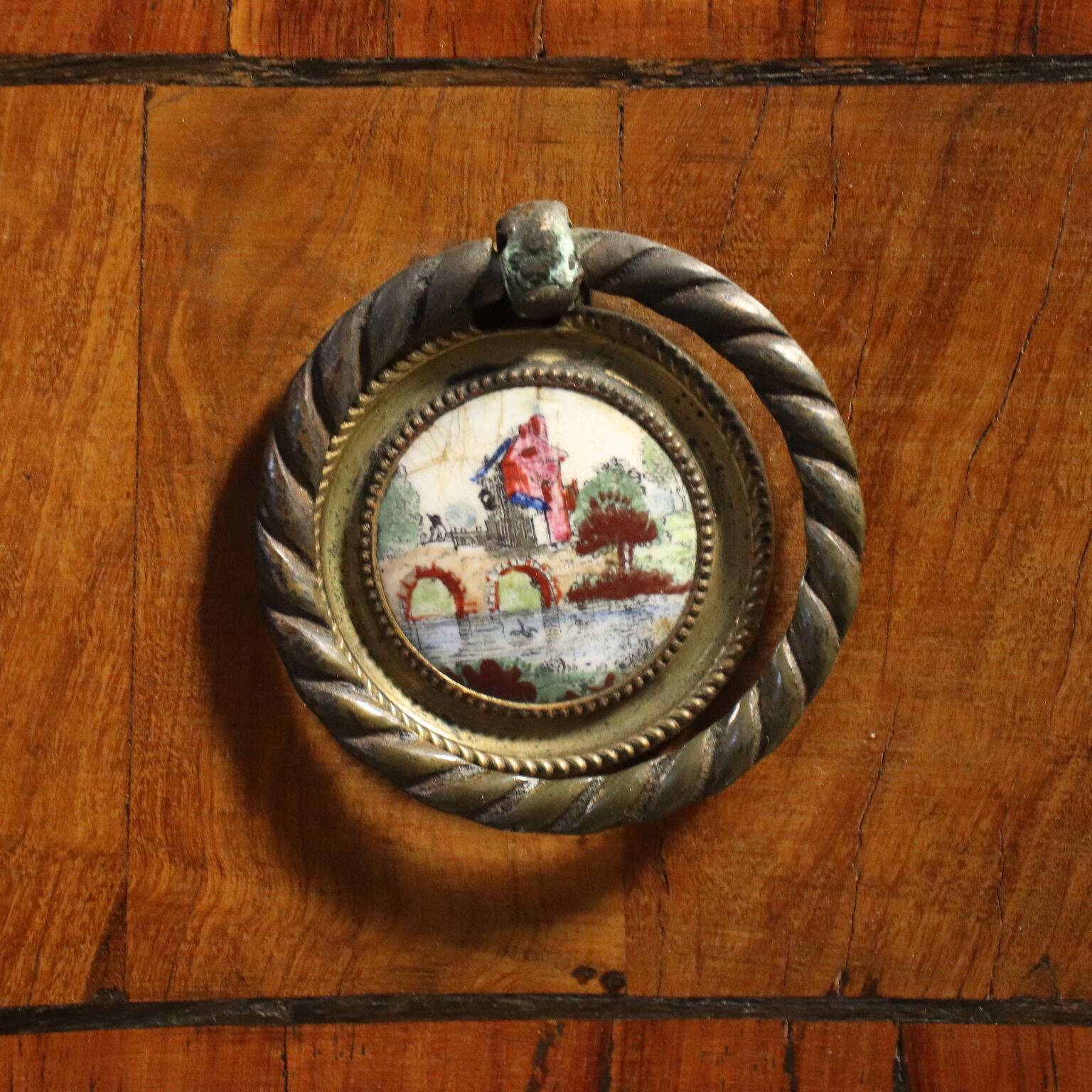 Tuscany baroque secretary with a drop-down front, Italy, 18th century