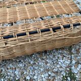 Raoul Guys vintage wicker magazine holder