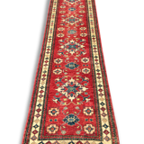 Remarquable tapis d'Orient: Kazak ancien 310x84 cm