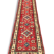Remarkable oriental rug: former Kazak 310 x 84 cm