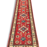 Remarquable tapis d'Orient: Kazak ancien 310x84 cm