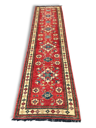 Remarkable oriental rug: former Kazak 310 x 84 cm