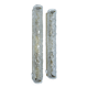 Pair of large vintage brutalist wall lights, murano glass