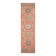 3x11 Vintage Terracotta Oriental Pattern Turkish Runner Rug, 89x342Cm