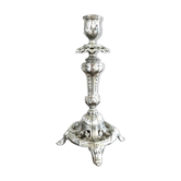 Old candle holder in silver