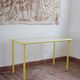 Giandomenico Belotti desk for Fly Line, yellow metal