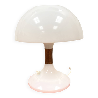 Lampe à poser en plexiglas blanc